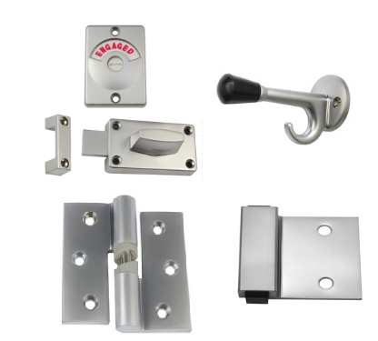 Essential Toilet Partition Hardware Kit