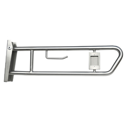 MLR50NCTPH-LH Pull Down Grab Rail with Nurse Call &amp; Toilet Roll Holder Left Hand 