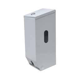 ML832W Double Toilet Roll Dispenser - White Powder Coat