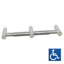 ML6004PSS Lawson Polished Stainless Steel Double Toilet Roll Holder