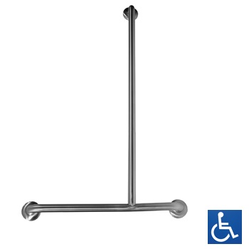 MLR108MKII RH Offset Flush Mount Shower Grab Rail