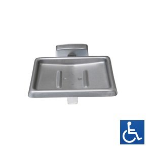 ML230S Soap Dish with Drain - SS Satin Finish