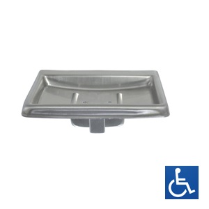 ML231 Soap Dish with Drain - SS Satin Finish