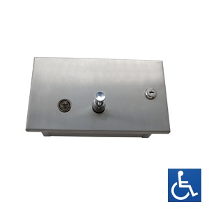 ML640AS Recessed Horizontal Soap Dispenser - Stainless Steel