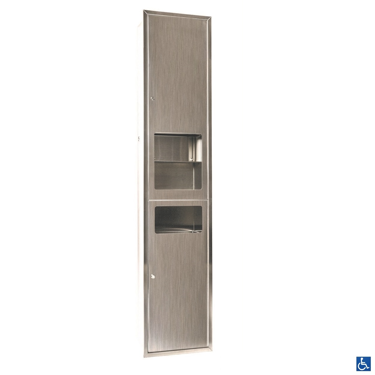 ML_ECLIPSE_3N1REC_D Paper Towel Dispenser, Hand Dryer & Waste Unit