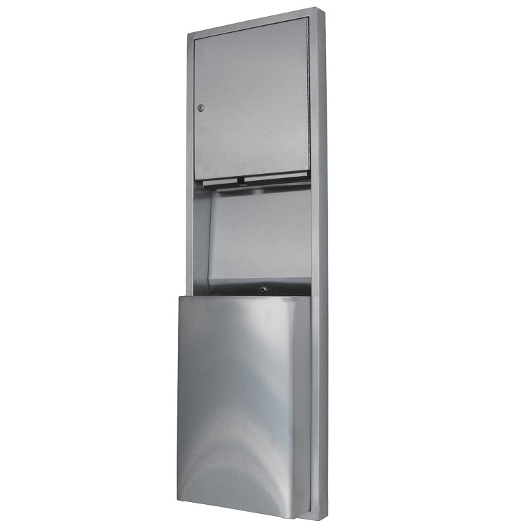 ML705SM Surface Mounted Paper Towel Dispenser &amp; Waste Receptacle