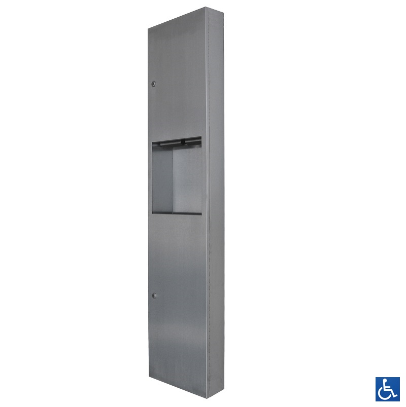 ML707SM Surface Mounted Paper Towel Dispenser &amp; Waste Receptacle 