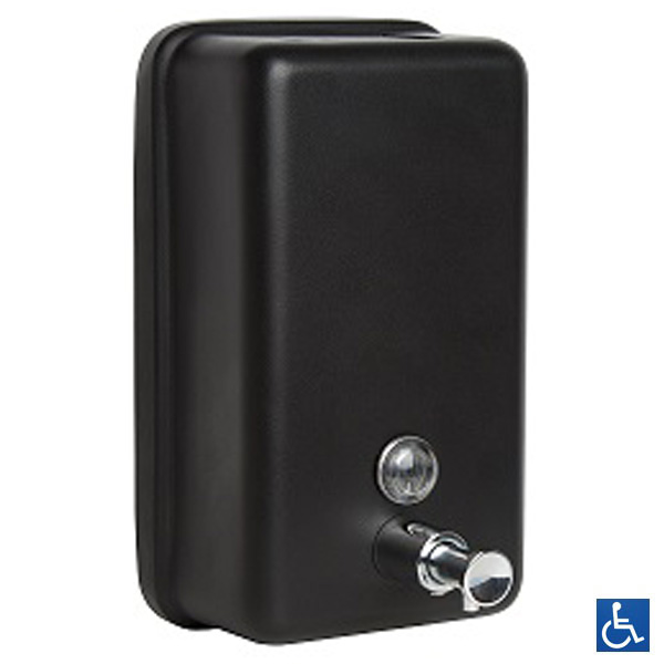 DESIGNER_ML605BAS Vertical Soap Dispenser - Designer Black