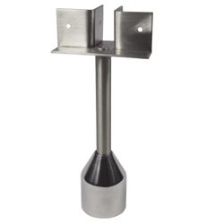 122-Series T Piece Foot Assembly - Stainless Steel