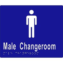 ML16245 Male Change Room Braille Sign
