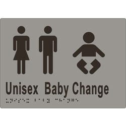 ML16282 Unisex Baby Change Braille Sign