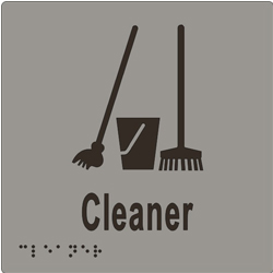 ML16092 Cleaner Braille Sign