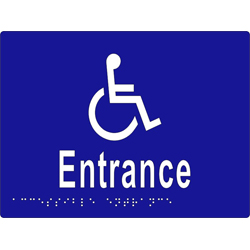 ML16234 Accessible Entrance Braille Sign