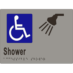 ML16293 Accessible Shower Braille Sign